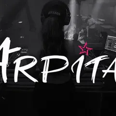 My official DJ Arpitaa logo. This represents my brand and my professional identity as a female DJ in the Bengaluru party scene.