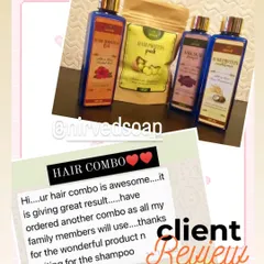 It's a great feeling when a client loves a product so much that their whole family starts using it. This review for my Hair Combo kit shows how effective the products are for providing great results for everyone.
