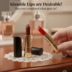 Kissable lips are desirable, but have you ever wondered what goes into your lip products? I created my tints to be a safe, natural alternative to products containing paraffin wax, synthetic fillers, and lead.