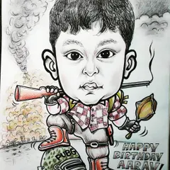 A birthday gift for a young PUBG fan. I can incorporate elements from favorite games, movies, or hobbies to create the perfect personalized artwork for any age.