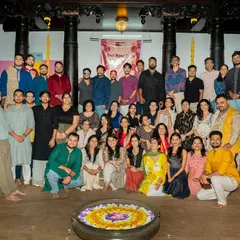 Our community, our family. This is us at the Kavi Mane Utsav, a beautiful gathering of poets, storytellers, and listeners who came together to make the day unforgettable.