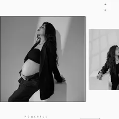 Minimal yet majestic. This artistic black and white collage highlights the beautiful lines and shadows, creating a powerful and contemplative mood.