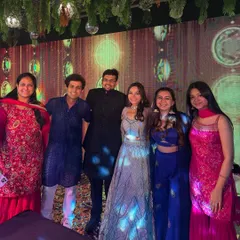 A snapshot with one of the amazing couples and their families from a packed January. Being trusted with their Sangeet is a feeling I'm so grateful for.