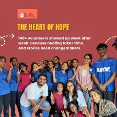 This is the heart of hope: our community of over 140 volunteers and the children whose lives they touch. We believe healing takes time, and stories need changemakers. Together, we show up week after week to build a brighter future.
