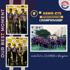 We celebrate the remarkable achievements of our team at the Hawk-Eye Sports Shooting Championship. Our members' success is a testament to their dedication and the high-caliber competitive shooting training we offer.