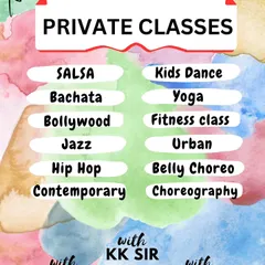Prefer a more personal touch? We offer private, one on one classes in a wide range of styles, from Salsa and Hip Hop to Bollywood and Yoga, available at our studio or your own home.