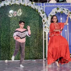 This brother and sister duo performed a super cute and energetic number. Choreographing for kids is all about keeping it fun.