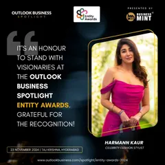 The official announcement for my 'Stylist of the Year' recognition at the Outlook Business Spotlight Entity Awards. Truly grateful for this honour.