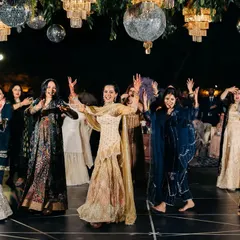 This Sangeet in Jaisalmer was choreographed entirely through videos for my clients in the USA. It's amazing to see it all come together so perfectly.