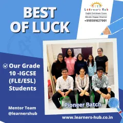Wishing the very best of luck to our pioneering Grade 10 IGCSE batch as they head into their exams. I have full confidence in their abilities and am cheering them on to triumph!