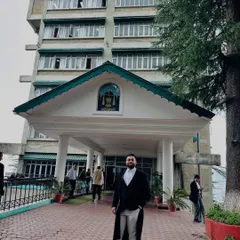 Outside the High Court of Himachal Pradesh. My work takes me to various courts across the country in the pursuit of justice for my clients.