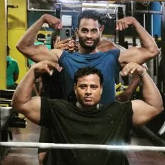 My strength, my pillar. This is my student and younger brother, Nikhil. We started this journey together, and I am proud of the lifter he has become.