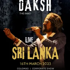We take our music across the globe. Here is the official poster from our corporate show in Colombo, Sri Lanka. We are a full-service band ready for destination weddings and international events.