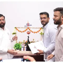 Another shot of the Pro Govinda hamper being presented. It was a privilege to create these gifts for esteemed dignitaries and be a part of celebrating this unique sport.