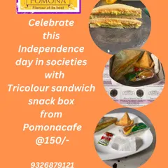 A special Tricolour Sandwich snack box created for Independence Day celebrations in offices and housing societies. It’s a simple and patriotic way to share a meal during community events.