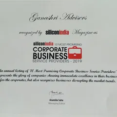 I was proud when Siliconindia Magazine named us one of the '10 Most Promising Corporate Business Service Providers'. This recognition highlights our work in helping businesses navigate their financial challenges and grow.