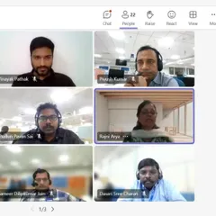 Our corporate training extends beyond the physical classroom. Here is a snapshot of a live online French class for the team at Larsen & Toubro, showcasing our flexible virtual training solutions for globally distributed teams.