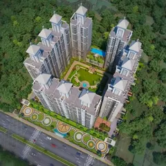 This 3D rendering shows our design for a large government housing project, illustrating our capability in master planning for urban development.