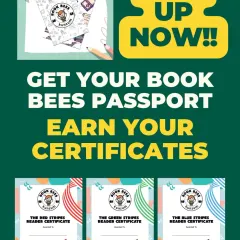 The Book Bees Passport is your child's ticket to tracking their reading journey. As they read, they earn colorful reader certificates that celebrate their progress and keep them motivated.