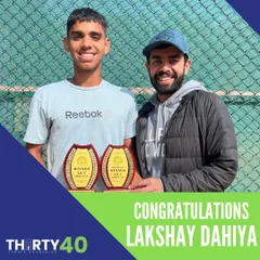 A huge congratulations to my player Lakshay Dahiya for breaking into the top 50 in the country with his AITA CS7 Singles Championship win. For him, winning is becoming a habit, which is the mindset we cultivate. This is proof that consistent, structured training leads to climbing the national tennis rankings.