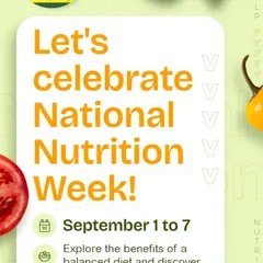 Let's celebrate National Nutrition Week by exploring how small changes in your diet can improve your long-term health.