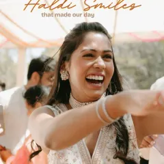 Haldi smiles that make our day. Capturing the pure, uninhibited laughter of the bride and her loved ones is what makes these ceremonies so special.