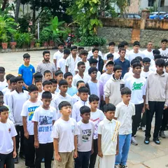 Celebrating India's Independence Day with pride and togetherness. Our entire residential academy comes together to honor the nation, standing united as one team.