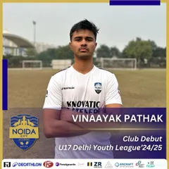We create real pathways to professional football. This is one of our own, Vinaayak Pathak, making his club debut in the U17 Delhi Youth League. This is the dream we turn into reality.