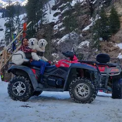 Who says you can't enjoy a snow day in style? An ATV ride through the snowy landscapes of Himachal was an unforgettable part of our first big road trip together.