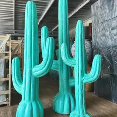 Add a touch of desert chic with our new GRC cactus statues. These playful, vibrant sculptures are a fun and low-maintenance way to bring greenery and personality to your space, no watering required.
