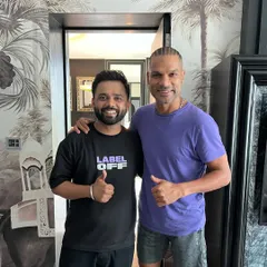 A sharp, clean haircut for the one and only Shikhar Dhawan. Always a pleasure working with this cricket star.