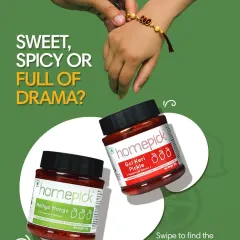Sweet, spicy, or full of drama? We have a flavour combination that perfectly matches every unique sibling bond. Find the perfect pairing for your Rakhi gift.