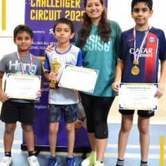 Celebrating the winners and participants of the Boys U9 category at the Challenger Circuit 2025, held at The Willingdon Sports Club.
