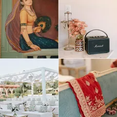 Details from a wedding in Jaipur, showing how local art and culture can be woven into the fabric of the celebration.