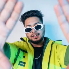 Framing the shot. This close-up captures the confidence and focus I put into both my brand and my music production.