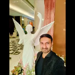 Another photo from the Conrad, Pune. The elegant decor and statues provided a beautiful backdrop for the event.