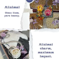 This is my 'Minimal' packing style. It's all about clean lines, pure beauty, and maximum impact, letting the quality of the gifts speak for itself.