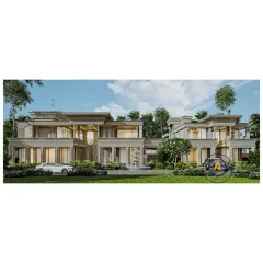 This project involved unifying three separate farmhouses in DLF Chattarpur into one cohesive, grand estate. I used classical lines and articulated pillars to create a shared identity that feels both luxurious and welcoming.
