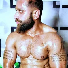 You can get a great sweat and muscle pump from home workouts too. This picture was taken right after an intense session at home, showing the kind of results you can expect.