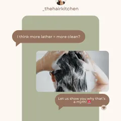I often hear clients say, "I think more lather equals more clean." Let me show you why that's a myth, especially when it comes to sulfates.