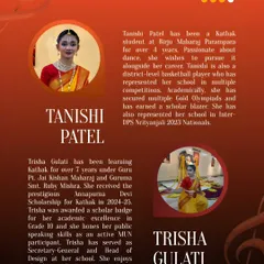 Introducing more of our talented students who performed at Tarkash II. Each student brings their unique personality and dedication to the stage.