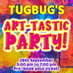 Announcing our Art-tastic Party. Join us for a day packed with our most popular activities, from wearable art to face painting and giant bubbles.
