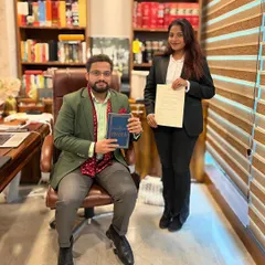 Another intern from our January batch receiving her completion certificate. Our program is designed to bridge the gap between academic knowledge and practical legal skills.