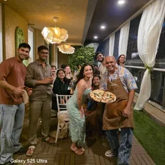 The best part of my job is seeing happy faces and full tables. Here's a shot from a fun birthday celebration where I served up fresh pies to a wonderful group of people.