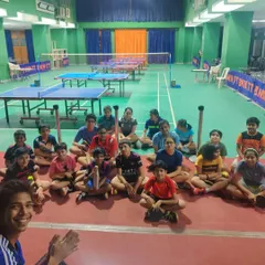 A group photo after a successful session with Confidence Psychologist Mr. Vikramadithya. We are proud to integrate mental skills training into our summer camp curriculum.