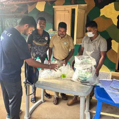 Forest officials inspecting items to ensure compliance with the plastic ban. We fully support and cooperate with these measures to protect the fragile ecosystem.