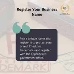 Your business name is a valuable asset. I explain the importance of choosing a unique name and registering it as a trademark to protect your brand identity from being used by others. This involves checking for existing trademarks and filing with the appropriate government office.