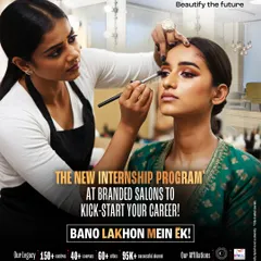 Your iconic future in beauty begins here. My new internship program at branded salons gives you the hands-on experience you need to get floor-ready for the real world.