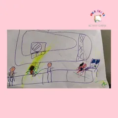 I was so amazed when my 5-year-old drew this from memory. It’s his interpretation of our living room, showing how children observe and process their environment in incredible detail.