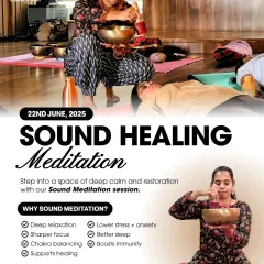 We believe in restoring the mind as well as the body. We host events like Sound Healing Meditation to help our athletes and community members achieve deep relaxation, sharpen focus, and lower stress.